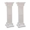 2PCS Venetian Roman Wedding Columns Roman Pillars Roman Decorative White 35-Inches Tall Wedding Party Columns Pedstal Stand Flower Floral Wedding Party Event Road Decorative Columns view 4