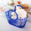 HomeLoft Basics Plastic Storage Basket with Handle, Plastic Shopping Baskets Kitchen Fruit Vegetable Storage Basket Portable Shower Bath Baskets(yellow), AM15SD0EQ91US view 3
