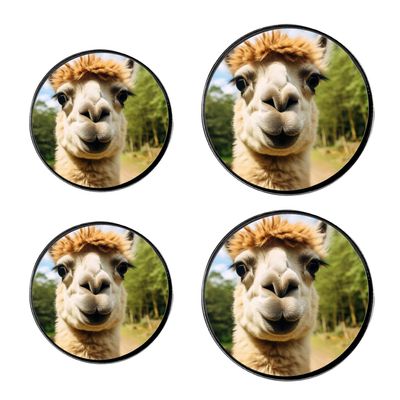 Alpaca Set of 4 Stove Burner Covers - Premium Round Electric Stove Range Protectors,8 IN & 10 IN