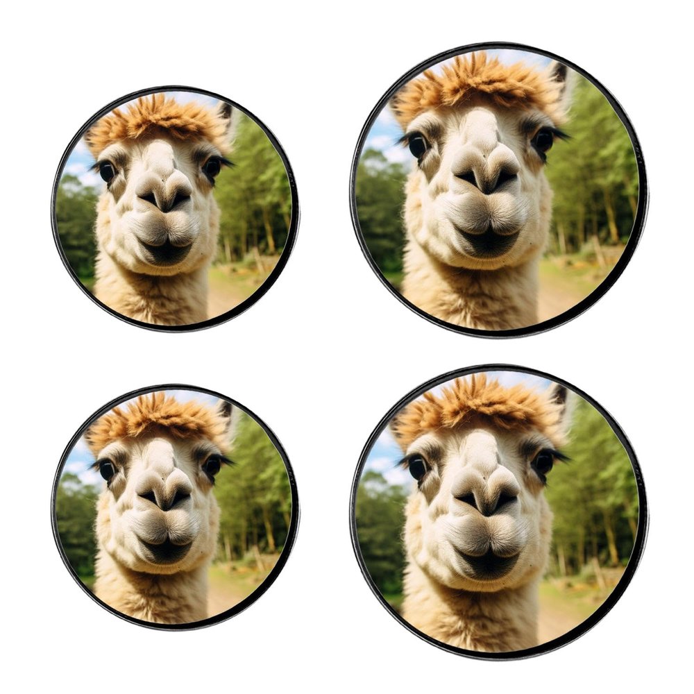 Alpaca Set of 4 Stove Burner Covers - Premium Round Electric Stove Range Protectors,8 IN & 10 IN