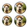 Alpaca Set of 4 Stove Burner Covers - Premium Round Electric Stove Range Protectors,8 IN & 10 IN view 1