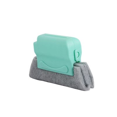 QHUIAKIND Window Groove Cleaning Brush Sweep Window Groove Brush Cleaning Door & Window Slide Small Brush Window Groove Cleaning Tool Green