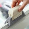 QHUIAKIND Window Groove Cleaning Brush Sweep Window Groove Brush Cleaning Door & Window Slide Small Brush Window Groove Cleaning Tool Green view 2