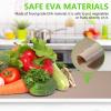 Beige Shelf Liners for Kitchen Cabinets Non Adhesive Drawer Liner for Bathroom Waterproof Refrigerator Liners for Shelves Fridge Plastic Mats Cabinet Cupboard Liner 23.6 x 78.7 Inches view 2