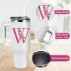 AiHeart Personalized Gifts for Women,Birthday Gifts for Sister,Wife,Best Friend,Monogrammed Customized Gift,Travel Tumbler,Iced Coffee Tumbler,for Christmas,Halloween-W view 3