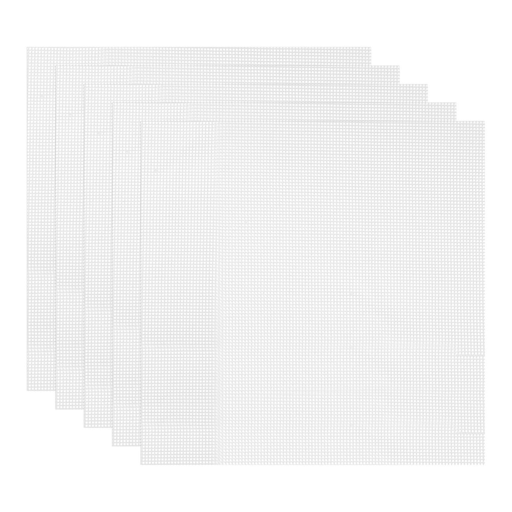 uxcell 15.7 x 15.7" Silicone Dehydrator Sheets, 5 Pcs Non-Stick Dehydrator Drying Mesh Reusable Fruit Dryer Mat for Food Dehydrator Fruit Dryer, White