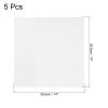 uxcell 14 x 14" Silicone Dehydrator Sheets, 5 Pcs Non-Stick Dehydrator Drying Mesh Reusable Fruit Dryer Mat for Food Dehydrator Fruit Dryer, White view 2