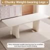 TreLined 9-Piece Modern Dining Set, 78.97" Dining Table Set for 8, Rectangular Kitchen Table with 8 Chairs, White Dining Room Tables Dinner Tables for 4-8 Person view 4