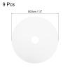 uxcell 13" Round Silicone Dehydrator Sheets, 9 Pcs Non-Stick Dehydrator Drying Mesh Reusable Fruit Dryer Mat for Food Dehydrator Fruit Dryer, White view 2