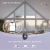 Graywind Smart Angled Blinds Compatible with Alexa Google Motorized Triangle Shaped Shades Solar Powered, Customized for Odd-Shaped Window (Blackout White) view 4