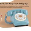 RetroVox Audio Guest Book Wedding Phone Guestbook Guest Audio Message Book, Vintage Style for Wedding Reception, Bridal Shower, Baby Shower06 Sky Blue view 2
