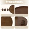 MAONAME 10" Round Wood Riser for Display, Acacia Wooden Pedestal Stand view 3