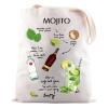 JNIAP Mojito Lover Gift Mojito Bar and Recipe Tote Bag Cocktail Recipe Bundle Gift (Mojito Recipe Tote Bag) view 1