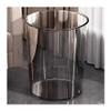 Smart Trash Can Trash Can Transparent Bedroom Bathroom Lidless Minimalist Office Living Room Large Capacity Multifunctional Storage Bucket, 16L Bathroom Trash Can (Color : A) view 1
