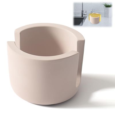 Diatomite Sponge Holder, Slotted Dish Fast Absorbing Stone Drying Caddy, Instant Dry Sink Organizer, Water Absorbing Sink Stone Storage Drying Tray for Kitchen, Bathroom (Brown)