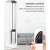 Waloy Portable Bladeless Fan, 32Oscillating Tower Fan with Remote, Quiet Cooling Bladeless Floor Fans with 8 Speeds, LED Display, Easy to Clean, for Indoor Home, Office view 2