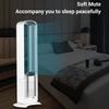 Waloy Portable Bladeless Fan, 32Oscillating Tower Fan with Remote, Quiet Cooling Bladeless Floor Fans with 8 Speeds, LED Display, Easy to Clean, for Indoor Home, Office view 3