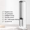 Waloy Portable Bladeless Fan, 32Oscillating Tower Fan with Remote, Quiet Cooling Bladeless Floor Fans with 8 Speeds, LED Display, Easy to Clean, for Indoor Home, Office view 4