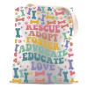 Animal Rescue Gift Dog Cat Rescue Gift (Rescue Adopt Tote Bag) view 1