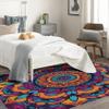 TANTANICAL Mandala Rug 4x6, Bohemian Rugs for Bedroom Living Room, India Area Rug, Mandala Decor, Indoor Floor Carpet, Washable Non Slip Stain Resistant view 4