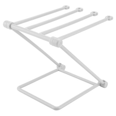 NDNCZDHC Kitchen Countertop Dishcloth Rack Plastic Thick Kitchen Towel Rack Folding Dish Towel Holder for Kitchen Home(Grey)