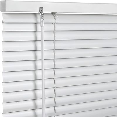 Cordless Aluminum Blinds Horizontal Window Blinds Venetian Windows Blinds Vinyl Mini Blinds Anti-UV Waterproof Light Adjustment Metal Blinds for Windows and Home 43" Wx 48" H