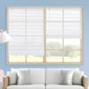 Cordless Aluminum Blinds Horizontal Window Blinds Venetian Windows Blinds Vinyl Mini Blinds Anti-UV Waterproof Light Adjustment Metal Blinds for Windows and Home 43" Wx 48" H view 2