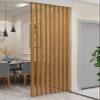 ZAQYCM Wood Slat Room Dividers Floor to Ceiling, 8 7 6 5 4 3 Feet Tall Wall Partition Screen Post for Office, Stairway, Lofts and Porch, Modern Living Room Decorative Panel(6 Pack,110cm/43.3in/3.6ft) view 2