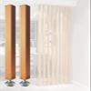 ZAQYCM Wood Slat Room Dividers Floor to Ceiling, 8 7 6 5 4 3 Feet Tall Wall Partition Screen Post for Office, Stairway, Lofts and Porch, Modern Living Room Decorative Panel(2 Pack,70cm/27.5in/2.3ft) view 1
