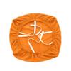 SWJ-swjssb Stretch Chair Seat Covers,Corduroy Office Chair Protector Cover, Washable Elastic Stool Cover Luxurious Fabric for Round and Square Stool Chair Slipcover(Orange,L (40-50CM)) view 1