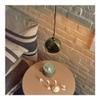 Post-Modern 3W LED Mini Pendant Light: Mid-Century Spherical Chandelier Fixtures for Dining Room, Kitchen Island - Height Adjustable Ceiling Hanging Lighting(Gold) view 4