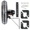 Cool Breeze Boat Dock Fan Mount  No Drill Easy Install, UV-Resistant, Rust-Free & UV-Resistant, Marine-Grade Hardware  Made in USA- Fits a 3" Square Post view 4