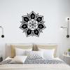 Seven Chakra Metal Wall Art, Chakra Metal Decor, Mandala Decoration, OM Wall Art, Yoga Meditation Zen Room Bedroom Decor (24"x24" | 60x60cm, Gold) view 3