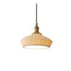 Ceramic Pendant Lamp: Modern Hanging Lighting with Creative Brass Design - Light Luxury Milk White Art Chandelier for Hotel, Restaurant, Bar, Cafe, Living Room, Bedroom, Porch(A) view 1