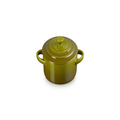 Le Creuset Stoneware Mini Round Cocotte, 8 oz., Olive