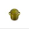Le Creuset Stoneware Mini Round Cocotte, 8 oz., Olive view 1