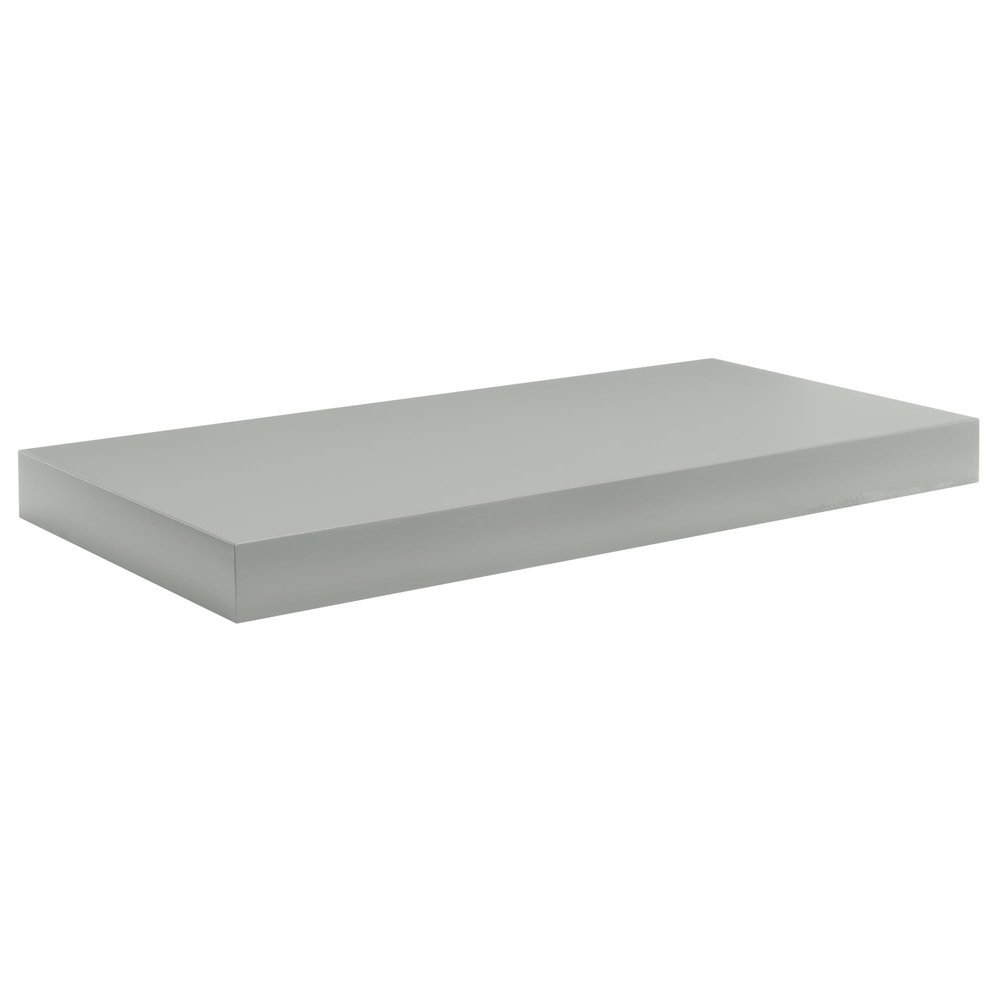 Quicklock Cabinets Floating Shelves | 2 18" Thick | American Made | Hardwood Bracket | Complete Shelf Unit (Magnetic Gray, 12" D x 30" W x 2 18" H)