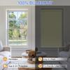 BERISSA Blackout Roller Shades for Windows, Cordless Linen Fabric Roller Blinds with Cassette Valance Room Darkening Window Roller Shades Pull Down,Thermal Insulation Custom Shades(24.5"W x 64"H)Beige view 4