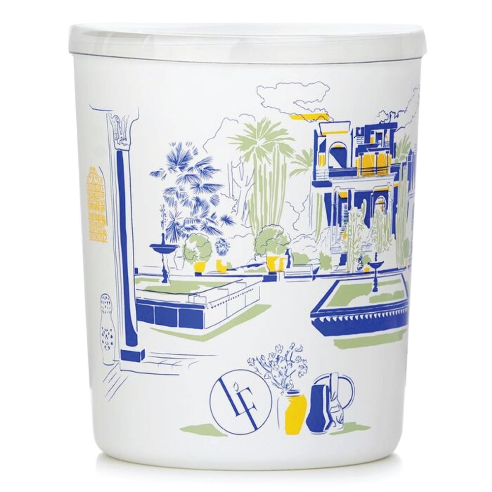 Bougies La Francaise - French-Made Scented Candle Jar - Blue Garden - Made in France, 180 Grams, +/- 40-Hour Burn Time - 2.95 x 3.74 inches