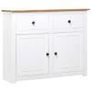 SYXUYP Sideboard White,Corridor Cabinets,Media Cabinet,Accent Cabinet,Industrial Stely,Freestanding Cabinet,Shoe Cabinet,for Dining Room,Bedroom,Hallway,36.6"x15.7"x31.5" Solid Pinewood Panama Range view 3
