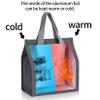 2pcs Grey Lunch Bag Insulated, Lunch Box Bag, Reusable Lunch Tote Bag, Lunch Box Container Bag Insulated for Women, Men, Work, Office, Travel view 2