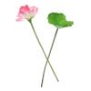FUNOMOCYA 1set Artificial Lotus Flower Decor Simulated Lotus Stems Leaves for Home and Garden Decoration Lifelike Design for Pool Fish Tank Fountain Display Bright Vivid Colors view 1