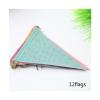 JCUIYyo Colourful Jute Linen Pennant Flags Festival Bunting Banners Party Hanging Wedding Hanging Party Garland for Home, 4Meters view 2
