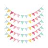 JCUIYyo Colourful Jute Linen Pennant Flags Festival Bunting Banners Party Hanging Wedding Hanging Party Garland for Home, 4Meters view 4