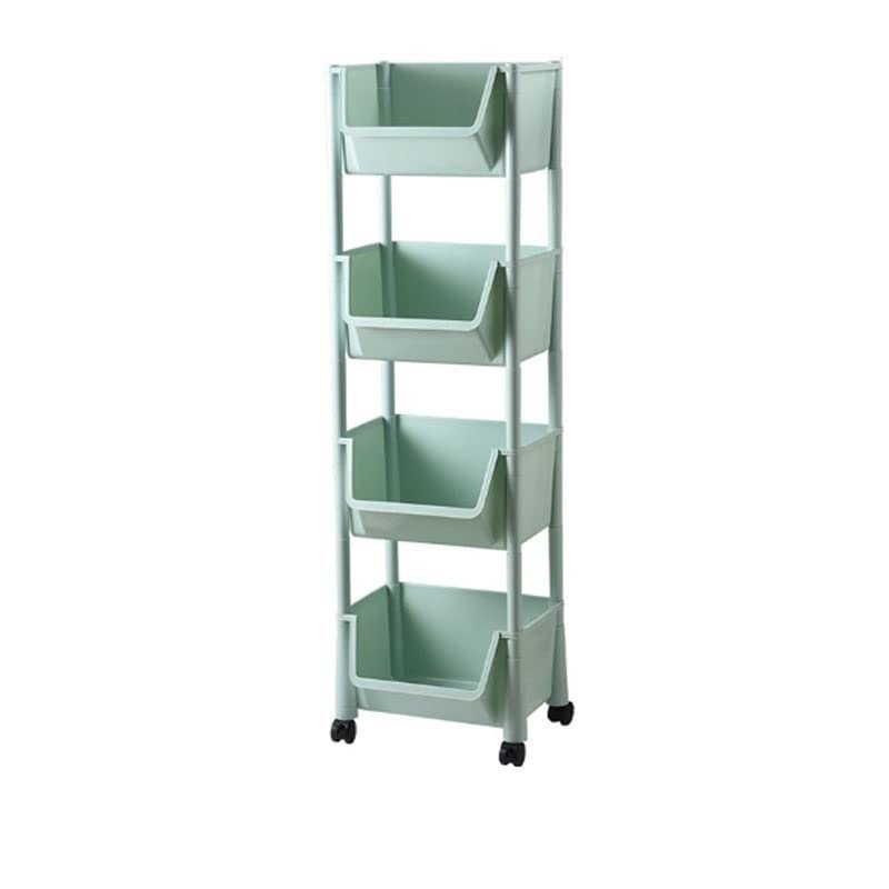ENGENDER Kitchen Storage Rack Kitchen Vegetable and Fruit Rack Multi-Layer Storage Rack Toy Storage Basket Kitchen Desktop Vegetable Basket Cookware Shelves