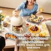 HomeLoft Basics Multi-Functional Visible Glass Air Fryer 220V, 12.2 *7.87*10.03 in, White view 2