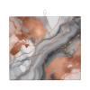 Marble Texture Copper Splatter Print Kitchen Drying Mat Countertop Absorbent Drying Mat Microfiber Non-Slip Reusable Washable 16"x18" view 1