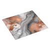 Marble Texture Copper Splatter Print Kitchen Drying Mat Countertop Absorbent Drying Mat Microfiber Non-Slip Reusable Washable 16"x18" view 2