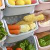 ENGENDER Kitchen Storage Rack [No Cover] Home Kitchen Daily Necessities Storage Basket Multi-Layer Capacity Vegetable Rack Fruit Storage Basket Cookware Shelves(3 Floors) view 3