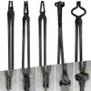 V-SEK Blacksmith Tongs Set - V-Bit, Flat, Blade, Square Jaw, Wolf Jaw Tongs (5PCS) view 1